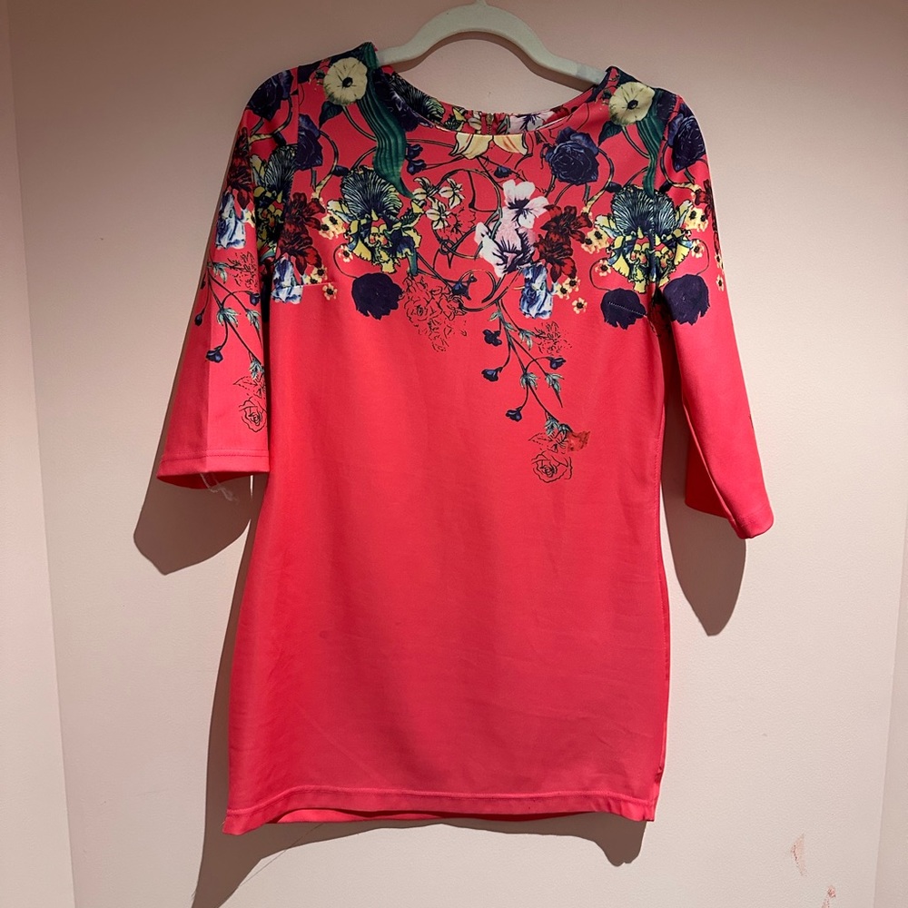 Dior neoprene floral dress